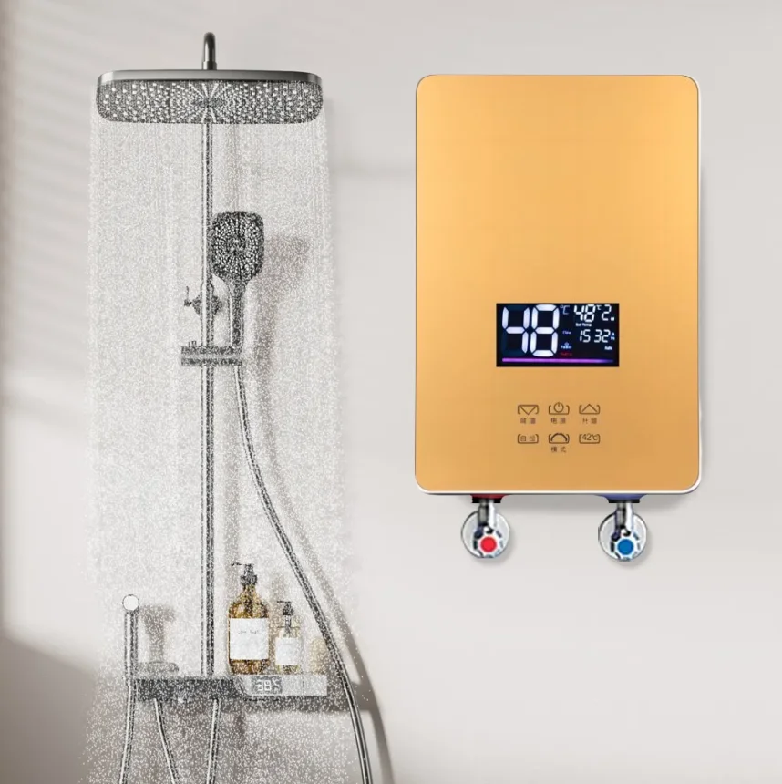 

Electric Kitchen Water Heater Tap Instant Hot Water Faucet Heater Cold Heating Faucet Tankless Instantaneous Water Heater