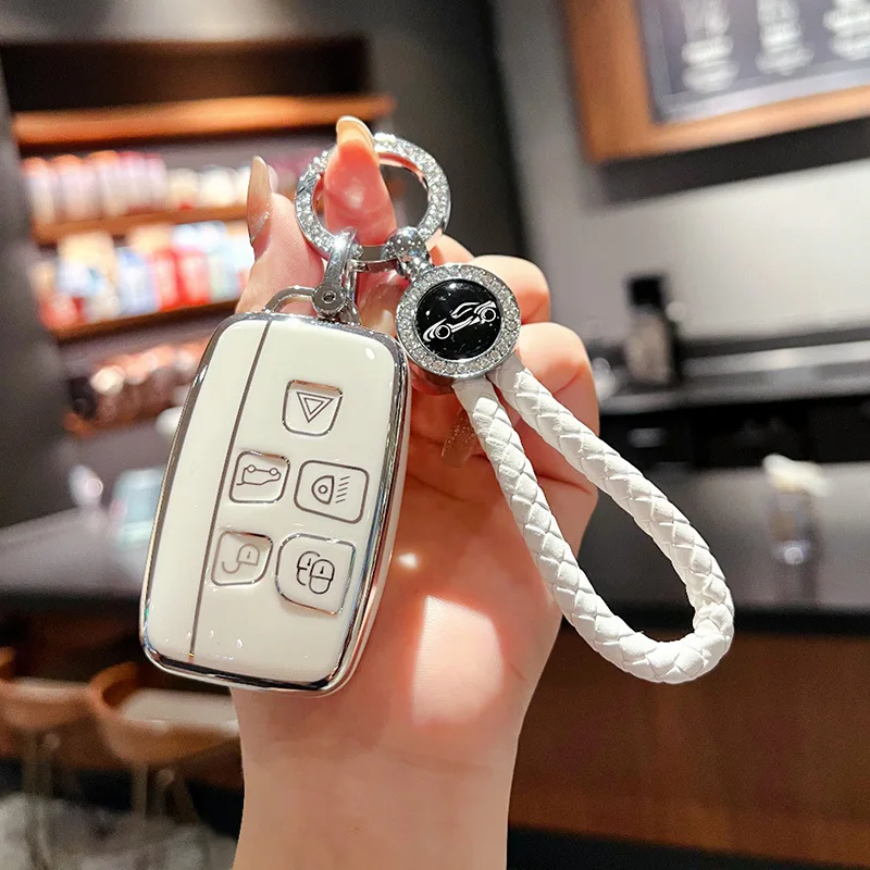 

TPU Car Key Cover Case Shell for Land Rover Range Rover Sport Evoque Freelander Velar Discovery Jaguar XE XJ XF