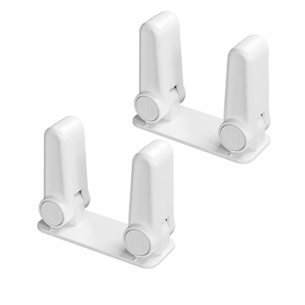 

2Pcs Strong Adhesive Childproof Door Handle Lock No Drill Strong Load-bearing Cabinet Locks White Tool-free Door Lever Lock