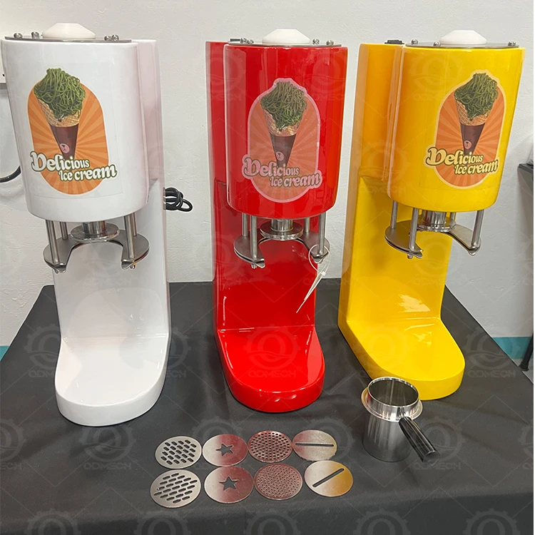 Factory Offer Commercial Ice Cream Spaghetti Machine Ice Cream Noodle Shape Making Machine Made In China