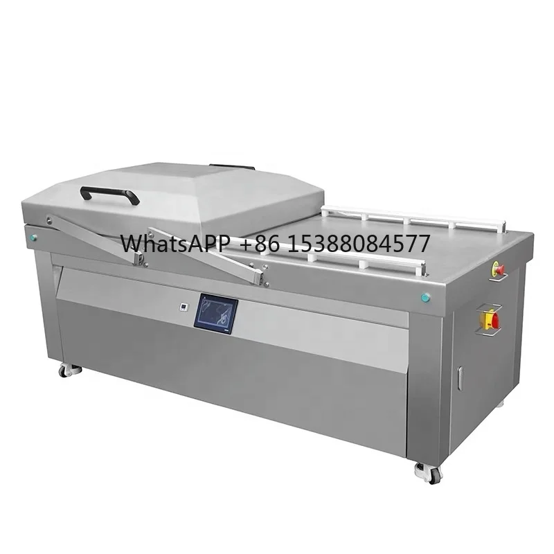

Dz700 Dz800 Dz9002sc Dz1000 Double Chamber Vacuum Packing Machine 800mm Food Industrial Vacuum Sealer Packaging Machine