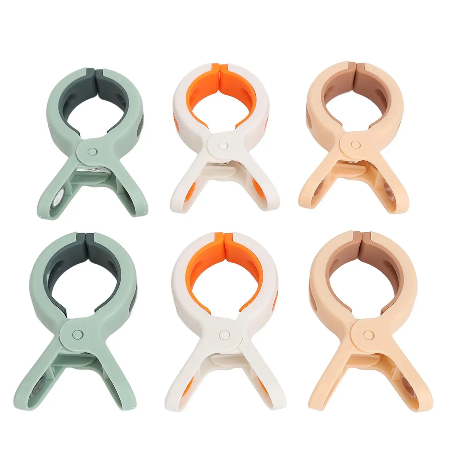 Durable Beach Towel Clips - Easy Install & Windproof Design for Chairs & Bathrooms, Stable & Multifunctional