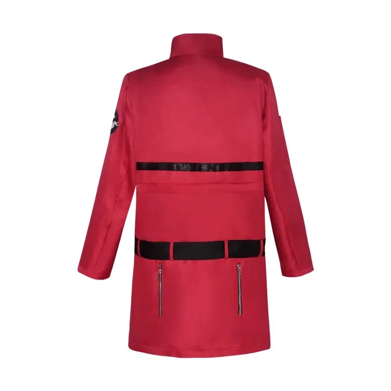 شبح كوسبلاي منتهكي: الإمبراطورية المجمدة 2024 فيلم فيبي سبنغلر معطف أحمر زي حفلة كرنفال الهالوين زي #5