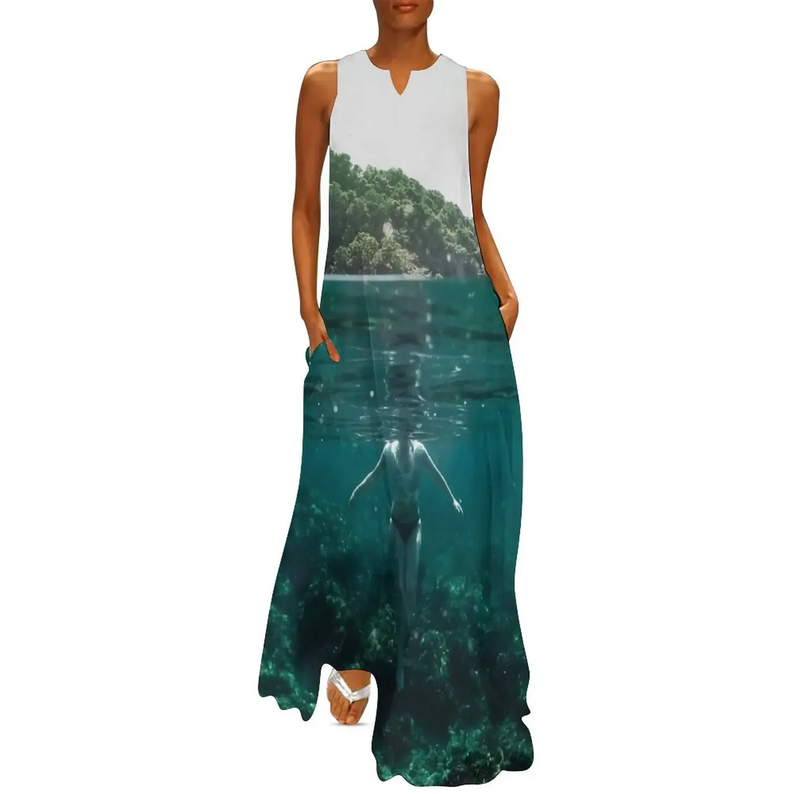 

Floating Long Dress prom dresses 2025 women's clothing korea stylish dress party evening elegant luxury celebrity Dress
