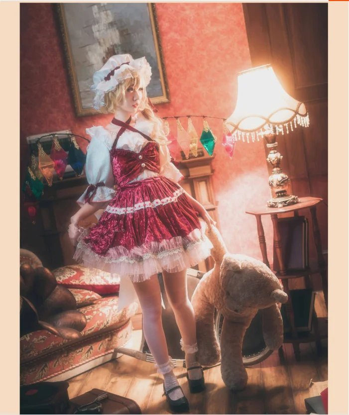 Irelia H Store Touhou Project Cosplay Flandre Scarlet Trang Phục Hóa Trang Trang Phục Hóa Trang Halloween Lolita Đầm Cho Nữ