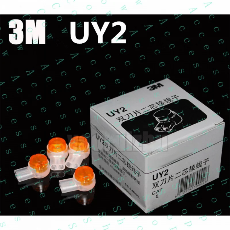 PP+ 100PCS Original 3M FOR Scotchlok Connector UY2 Grease Filling Butt Wire