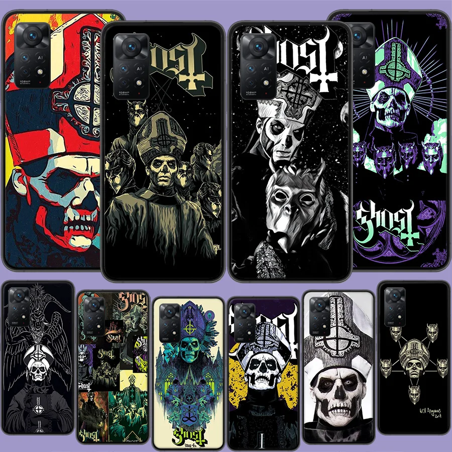 Ghost Papa Emeritus Phone Case For Redmi Note 13 5G Plus 12C 12 10A 10C 10 9 8 9A 9C 9T 8A S2 K60 K70 Pro 7 7A 6 6A Xiaomi A2 Li