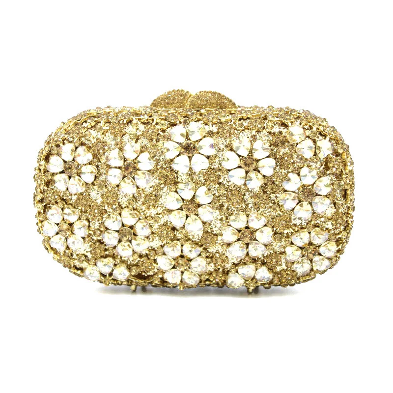 Neues Design Grüne Diamant-Clutch Abendtasche Markendesign Damenhandtasche Soiree Pochette Strass Kristall Party Clutch Taschen – Detail 5