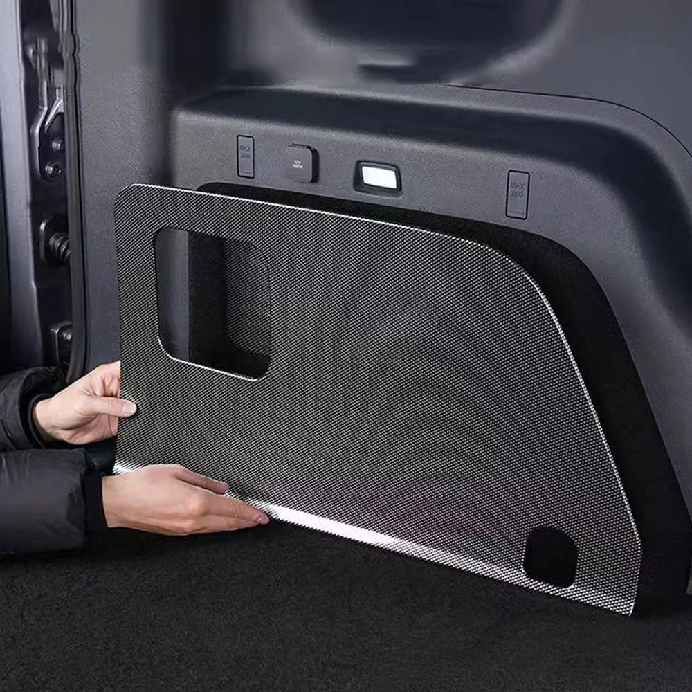 Protective Panels On Both Sides Of The Trunk Horn Covers Tail Box Anti Scraper Carbon Fiber For BYD Formula Leopard 5 2024 2025