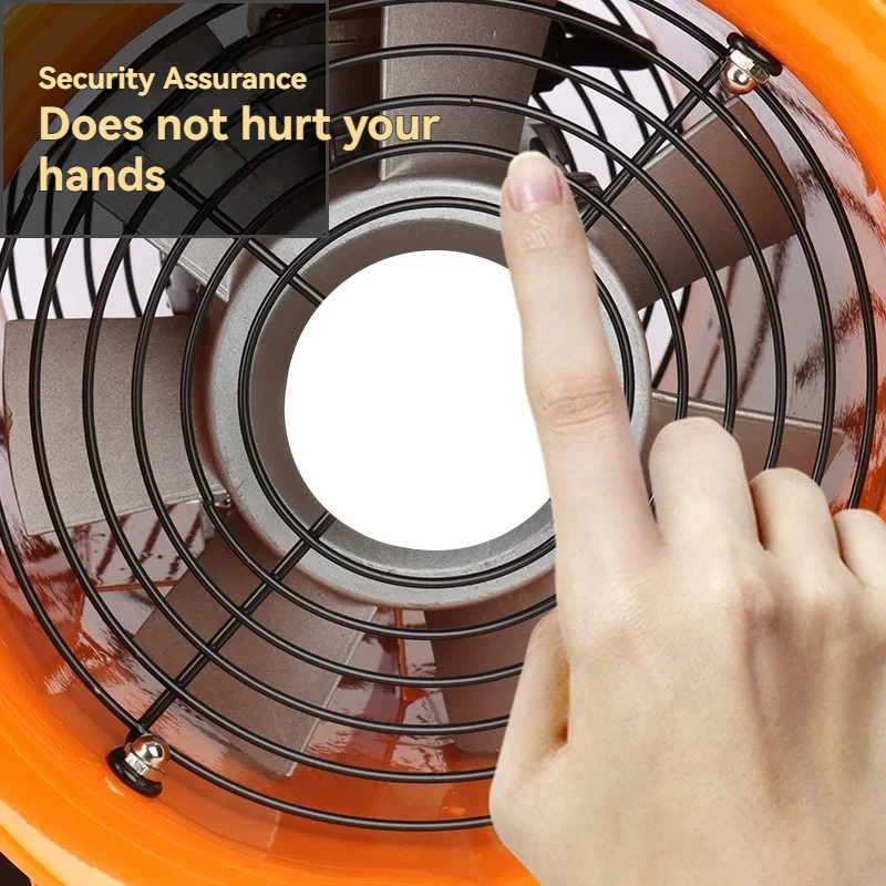 Handheld axial flow fan 220V mobile exhaust fan, exhaust blower, high-speed spray painting industrial ventilation equipment view 4