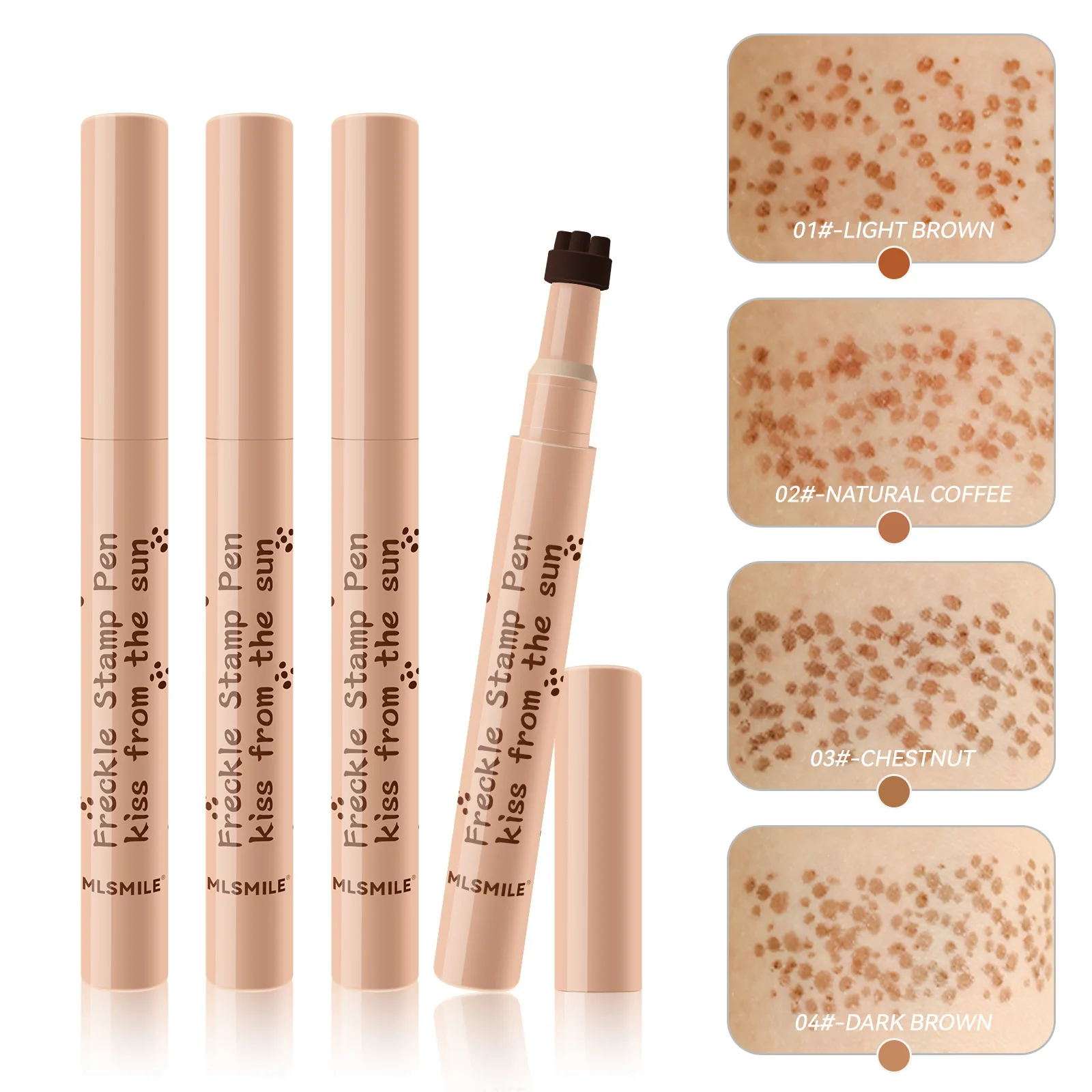 Freckle Pen Waterproof Natural Simulation Fake Spot Makeup Tool Lasting Waterproof Face Dot Spot Pen Eyeliner Durable Cosmetics