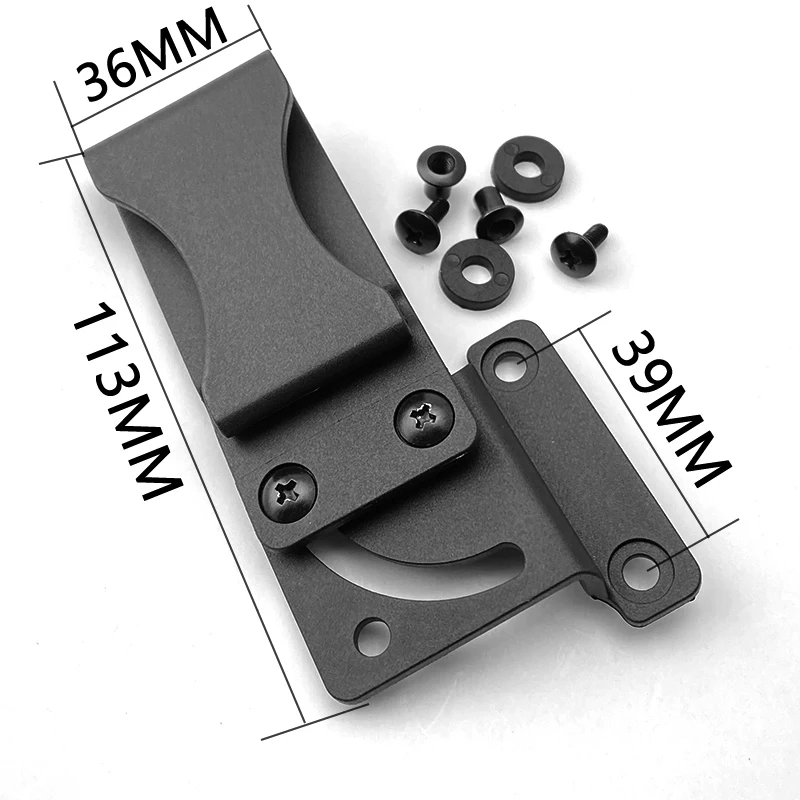 ยี่ห้อใหม่ Universal K Sheath เอวคลิป KYDEX ทํา Scabbard คลิป K Sheath อุปกรณ์เสริมพกพา KYDEX Sheath เครื่องมือพร้อมสกรู