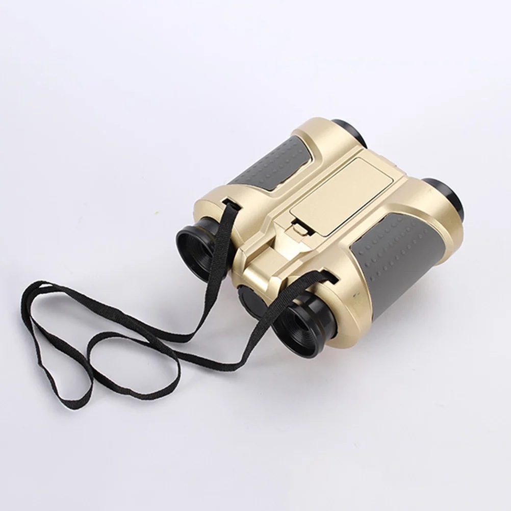 

4x30 Binocular Telescope Night Vision Foldable Neck Strap Portable Concert Race Watching Pop- Red Film