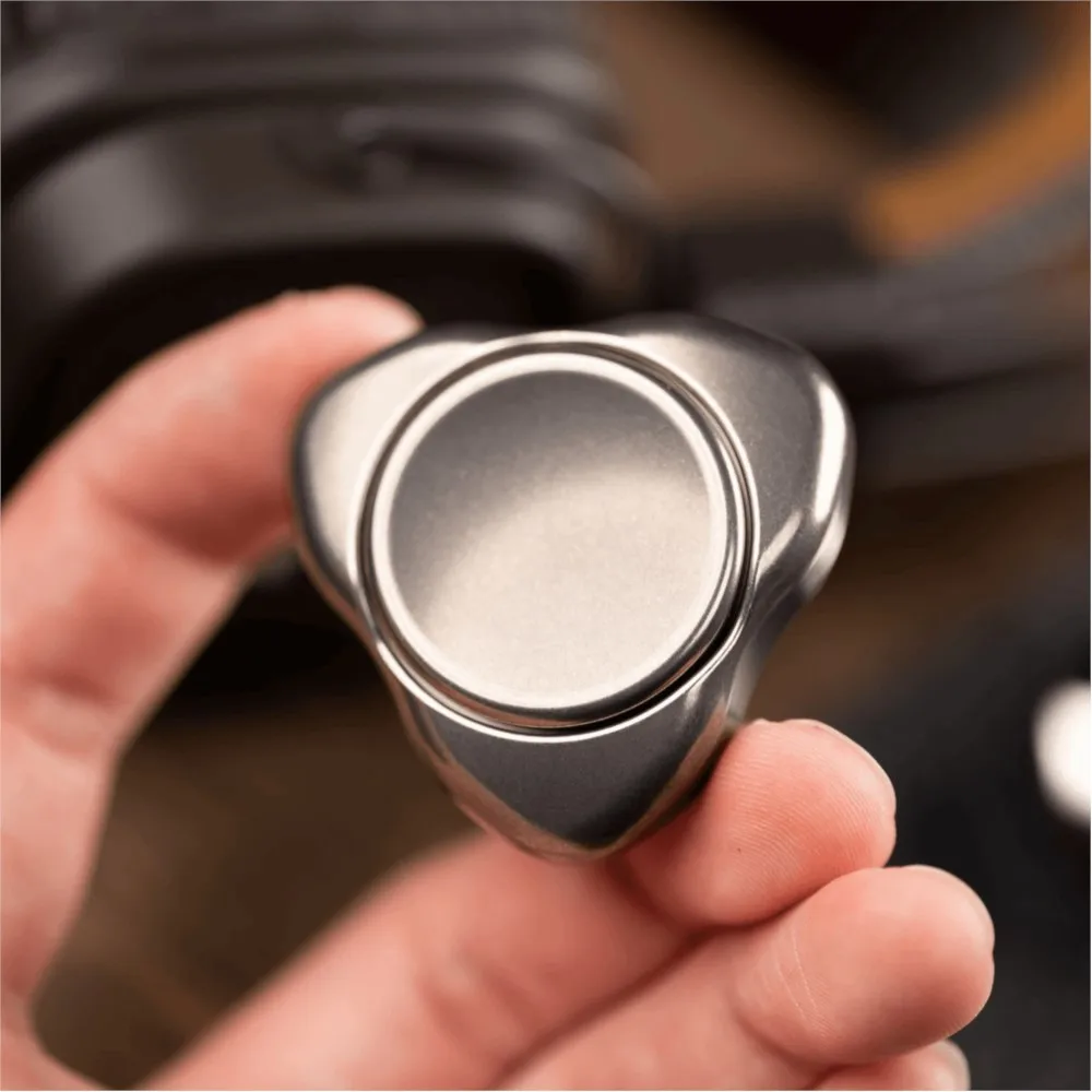 FeiFei EDC Original Point trois lames Fidget Spinner pour adultes jouets d'anxiété Fidgeting Spinners Gyro