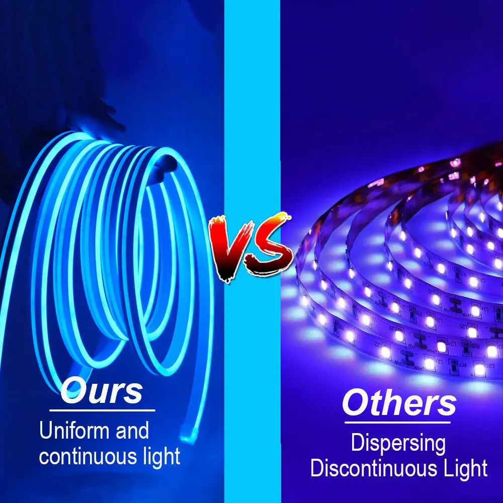 RGB Neon LED Strip Lights USB 5V Strip IP65 Waterproof Control Led Flexible Diode Decoration For Home Living Room Decor Lighting