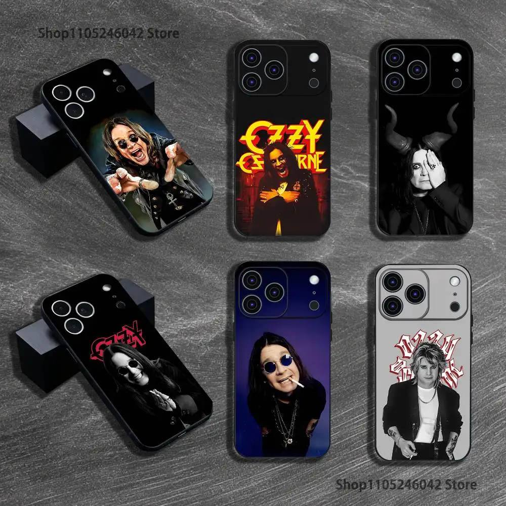 

O-Ozzy Singer O-Osbourne Black Soft Cover Phone Case For iPhone 17,16,15,14,13,12,11,Pro,XS,Max,XR,Plus,E,SE4,Mini