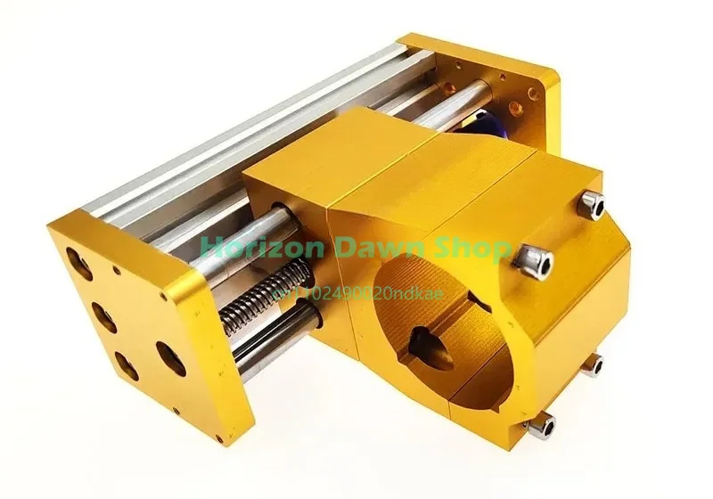 Stepper Motor Sliding Table Module 52mm Spindle Hole Aluminum Engraving Machine Parts