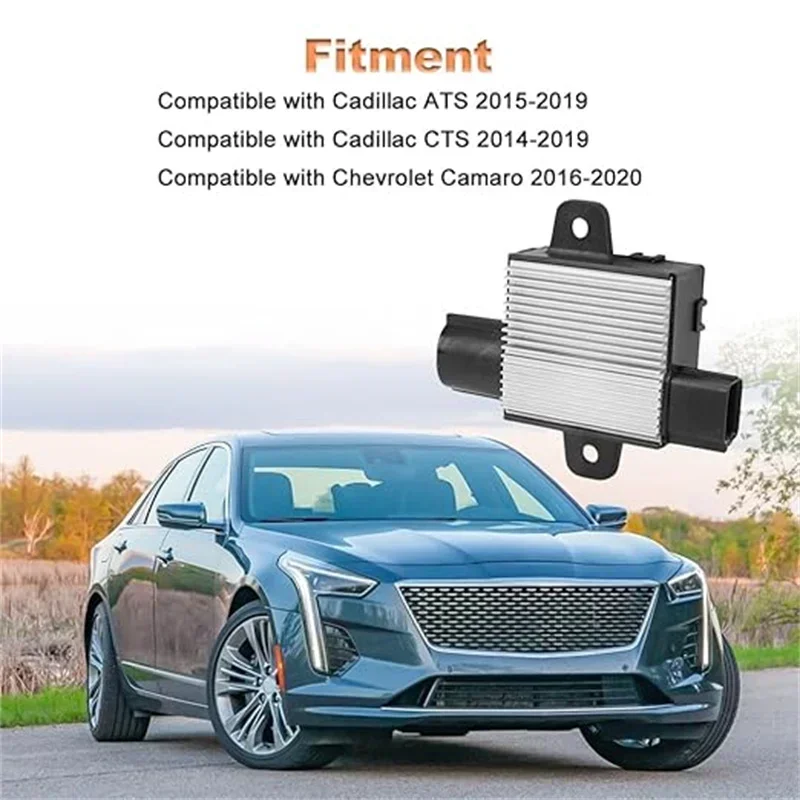 Car Electric Cooling Fan Motor Control Module Unit For ATS 2015-2019 All Engine Replaces 23188752 23506648 Auto Accessories