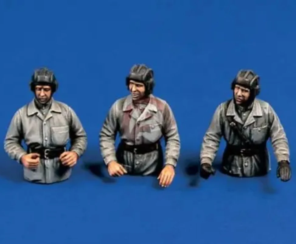 

1/35 Scale Die-cast Resin Figure Model Kits Modeling Soviet Tank Soldiers Military Miniatures Unassembled and Unpainted 1038