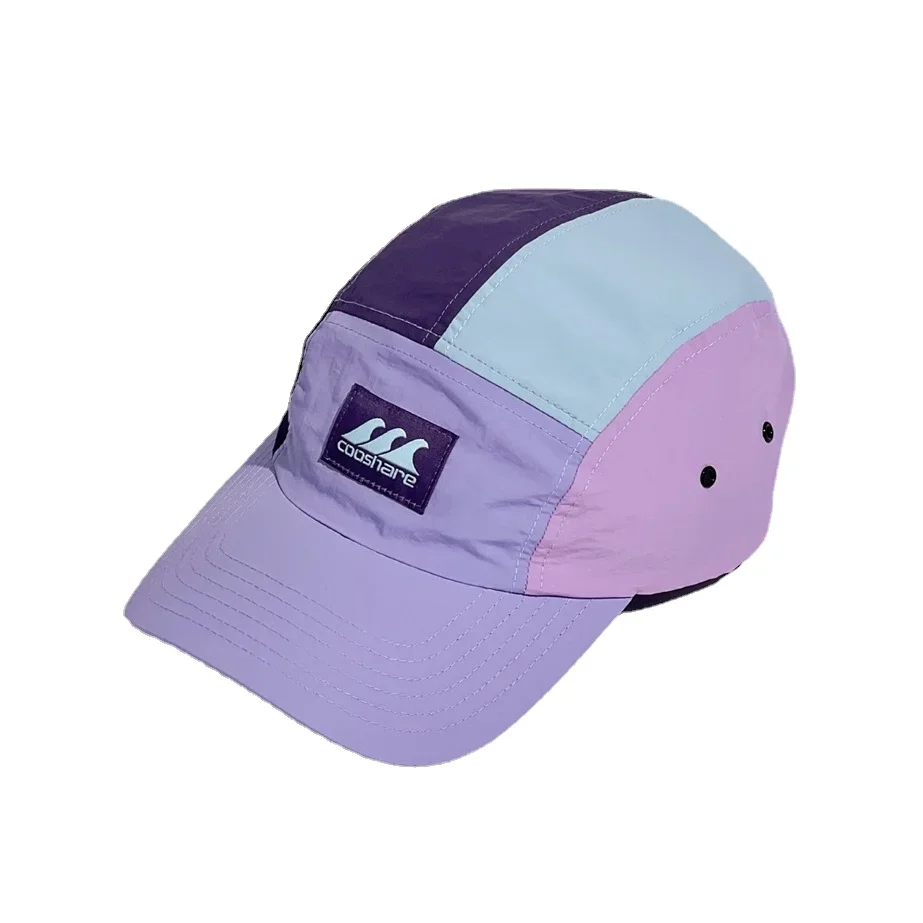 Quick Dry Baseball Cap Men Color Matching Summer Sun Hat Waterproof and UV Resistant Women Five Panel High Quality