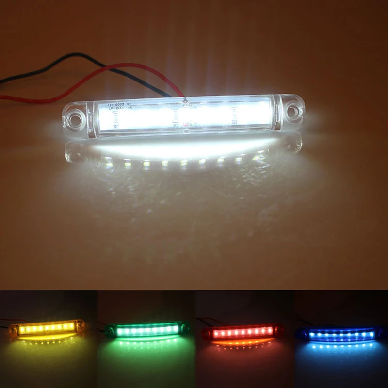 1PCS 12V-24V Led Side Marker Indicator Car Lights Front Rear For Trucks Cab RV Trailer