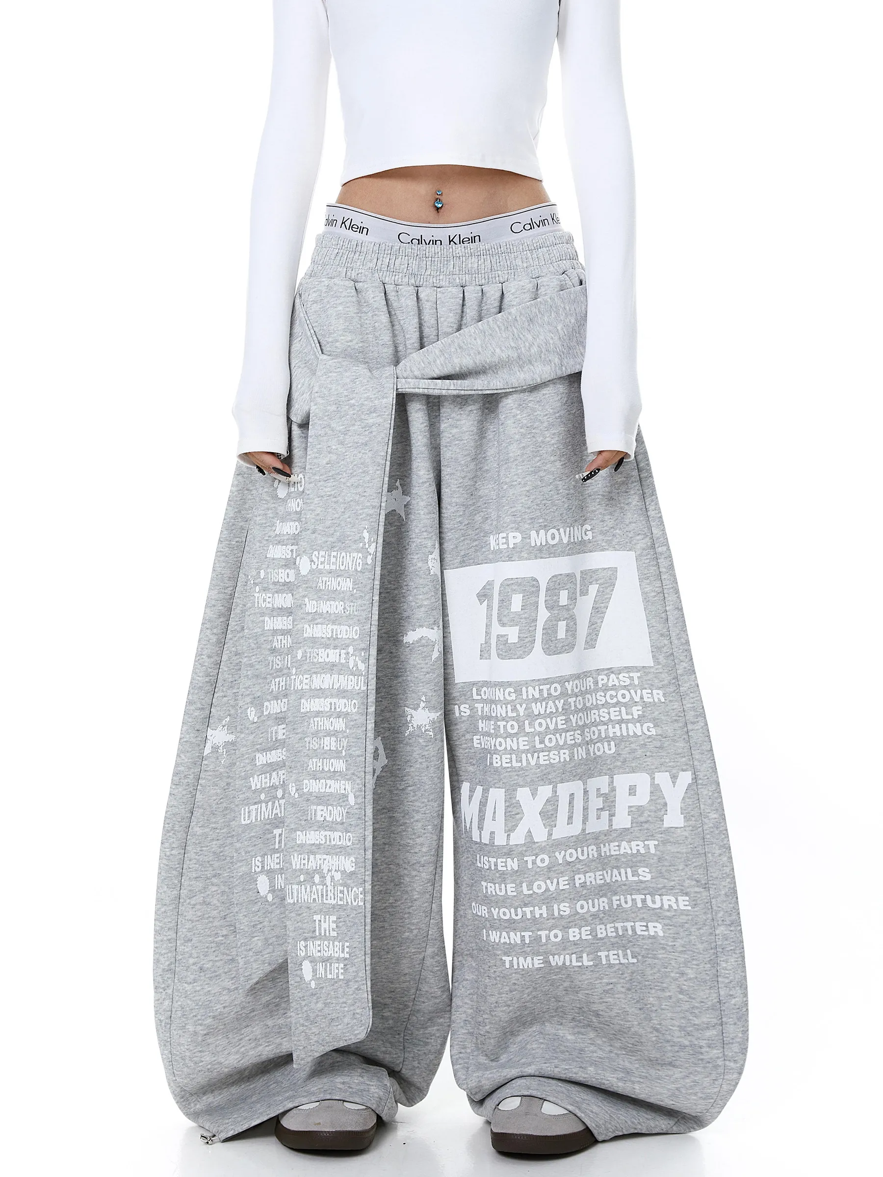 Women's Red Baggy Sweatpants Y2k Pants Harajuku Jazz Dance Pants Japanese 2000s Style Vintage Oversize Trousers Clothes 2026