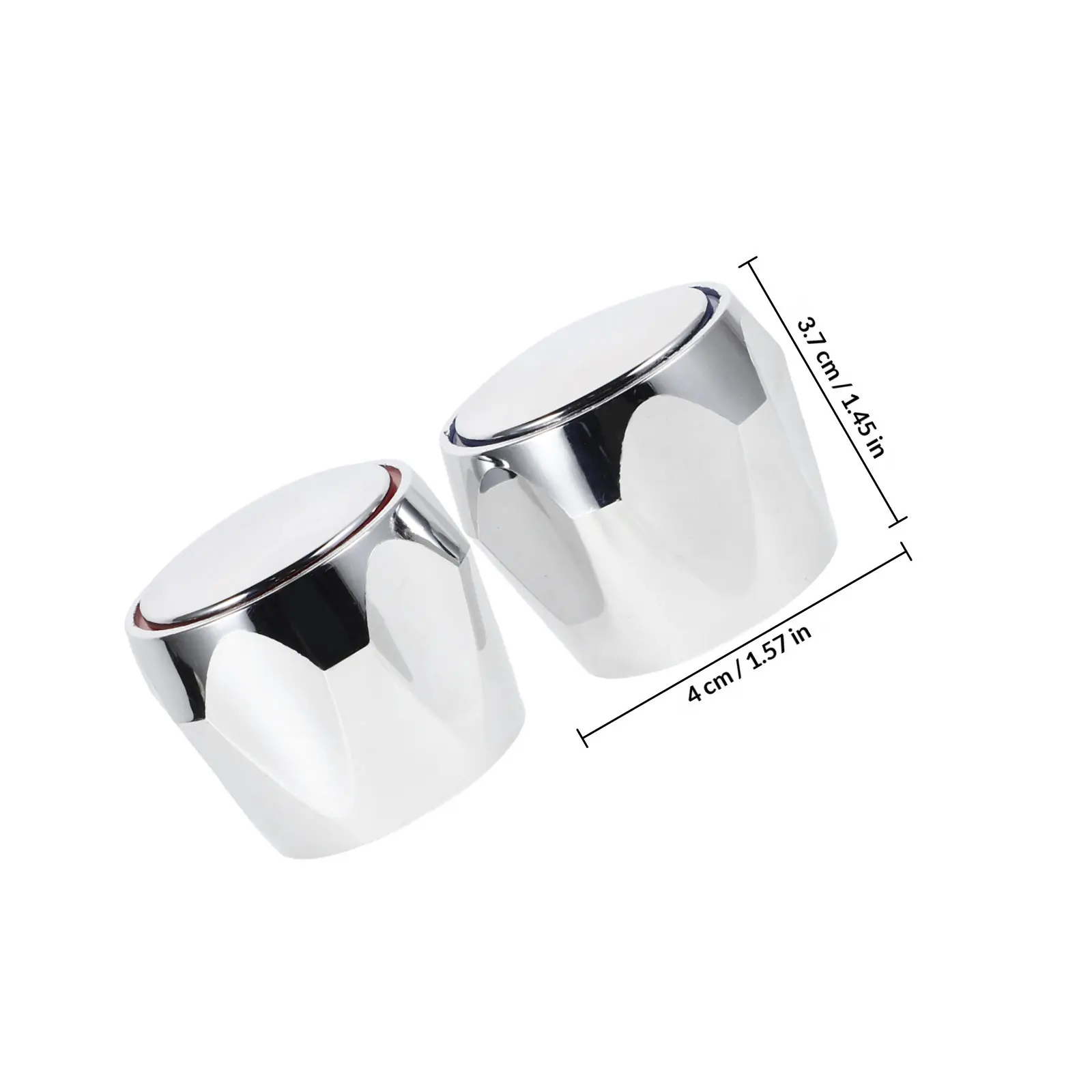 1Set Water Heater Accessories Hot Cold Water Knobs Replacement Shower Bathtub Faucet Handles Square Stem Bathroom Kitchen view 2