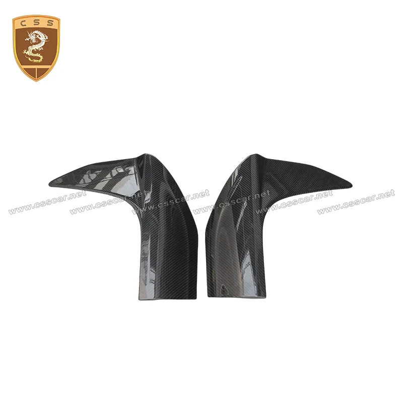 Car Front Lower Bumper Lip Diffuser For Lotus Eletre OEM Style Dry Carbon Engine Bonnet Hood Stick-on Wheel Fender Flares