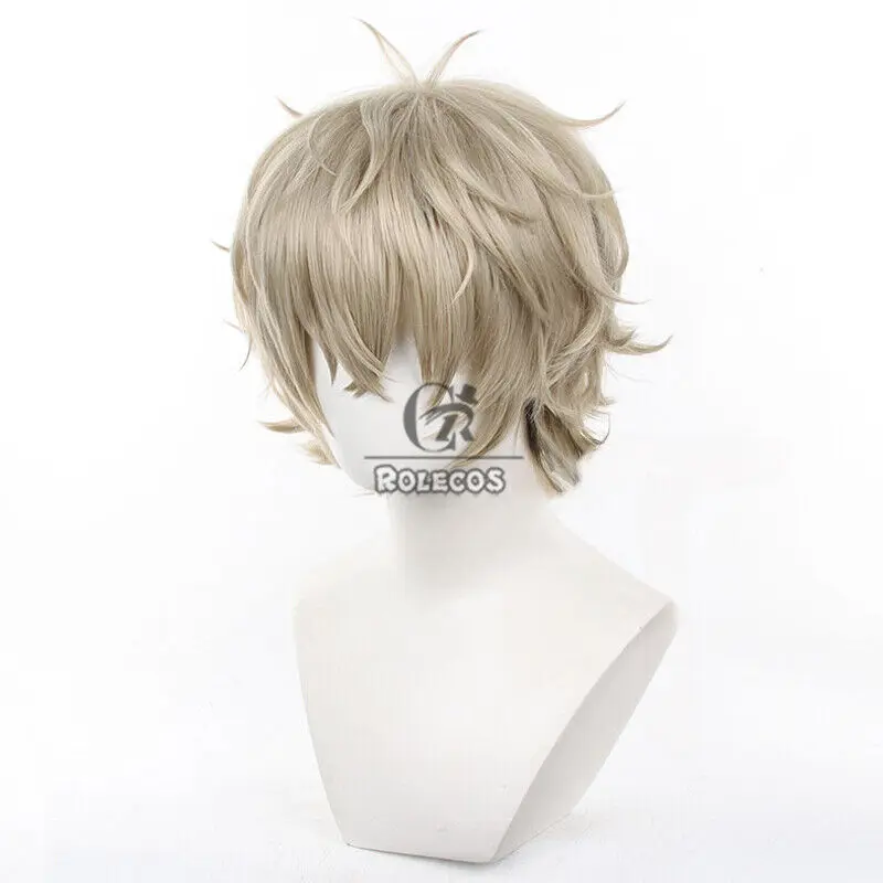 Wind Breaker Chōji Tomiyama Cosplay Wigs 35cm Short Light Brown Synthetic Hair