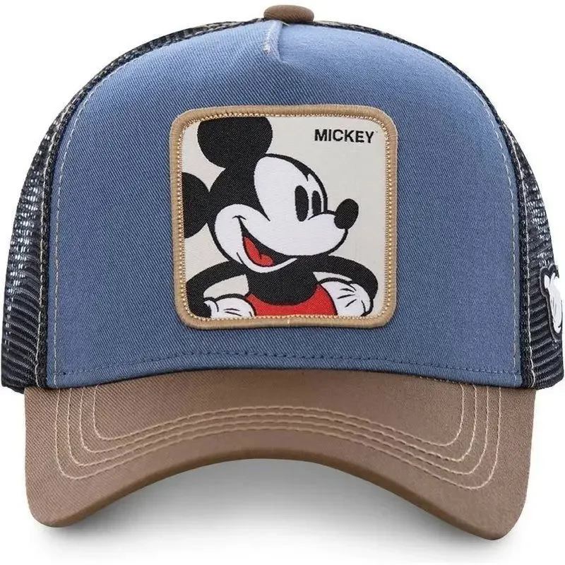 Kawaii Mickey Trucker Cap Mesh Back Baseball Hat Adjustable Cartoon Donald Duck Hip Hop Sun Protection Outdoor Streetwear Gifts view 2