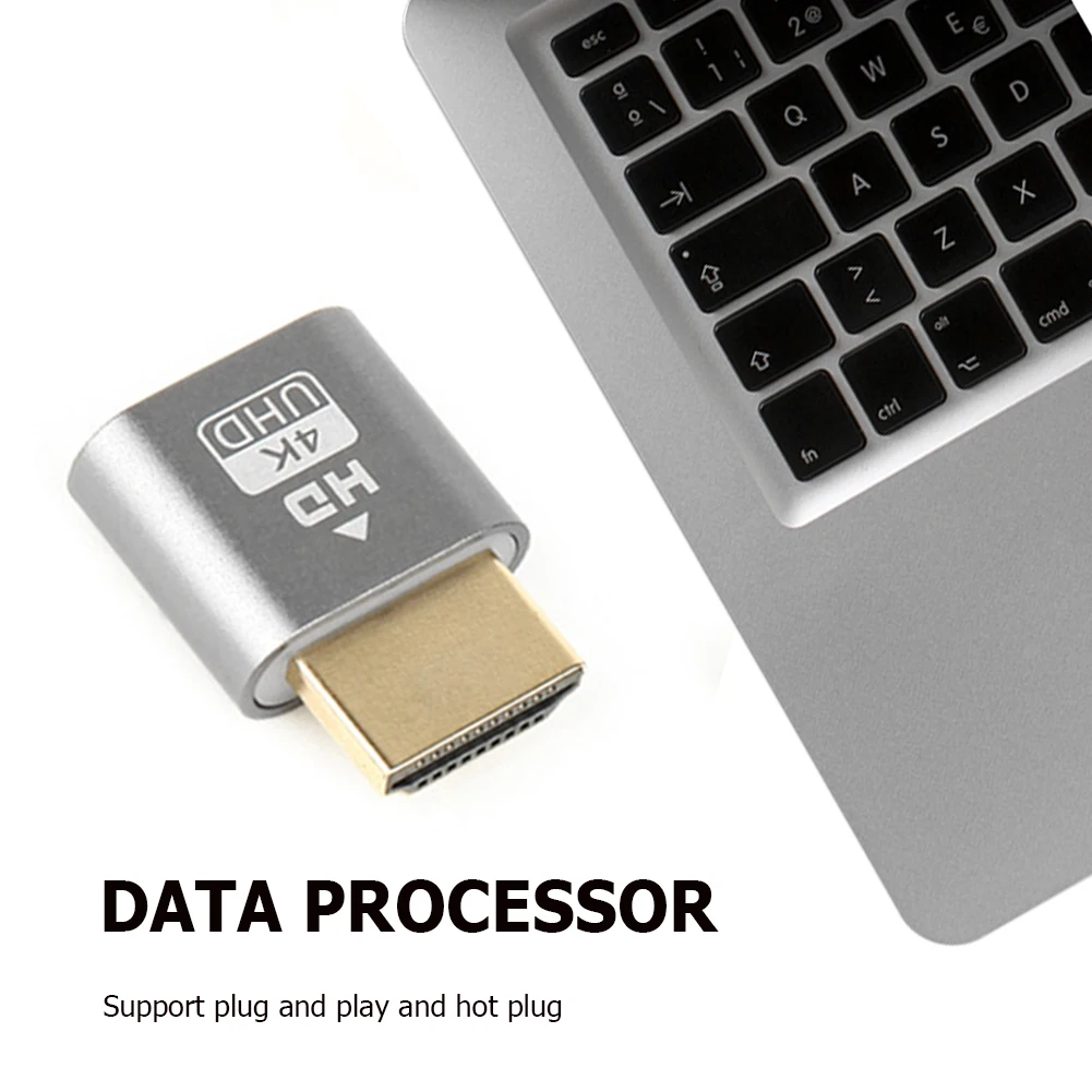 4K HDMI 互換ダミープラグ ヘッドレスディスプレイアダプター 3840x2160 EDID ディスプレイチート イーサリアム ETH ZEC BTC マイニング用仮想プラグ