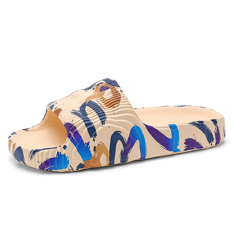 

New men's sandals fashion platform casual slippers men EVA light wading beach shoes women's shoes yeezy slides sleepers men
