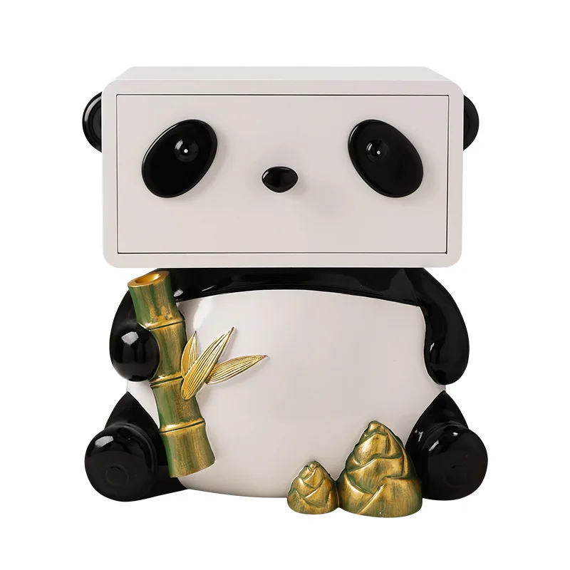 

Creative, home furnishing, living room, bedside table, coffee table, panda, storage, floor ornaments, housewarming gifts