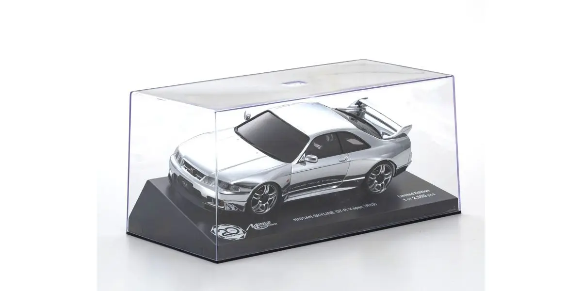 KYOSHO MINI Z BODY ASC MA020S Mini-Z CUP 20th Anniversary NISSAN SKYLINE GT-R V.Spec (R33) Chrome Silver MZP438CS