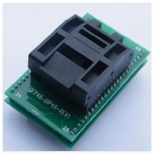 1PCS/LOT LQFP TQFP QFP48 TO DIP48   0.5mm NEW