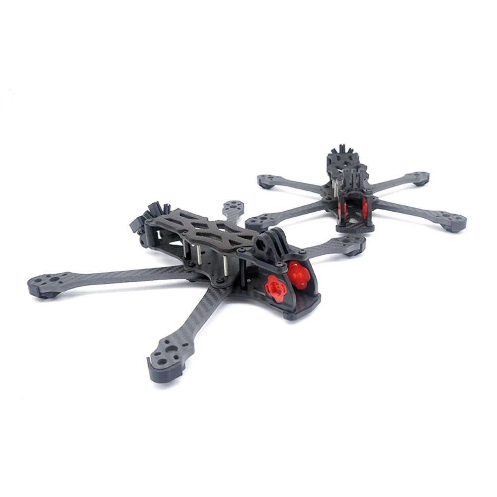 

TEOSAW APEX DC5/DC5 Макс. 245 мм 5 дюймов/DC7/DC7 MAX 340 мм 7-дюймовый комплект рамы Deadcat, совместимый с DJI O4 Pro DIY FPV Racing Drones