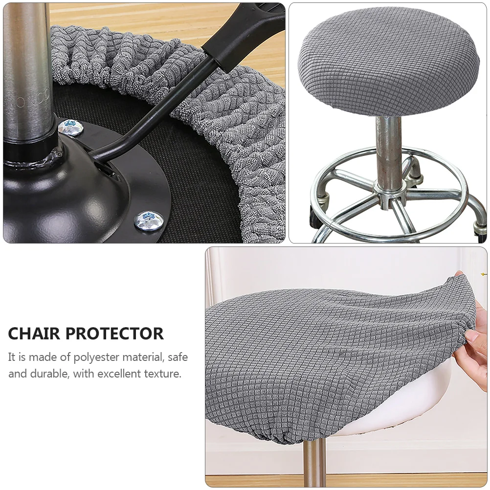 Round Stool Cover Chair Outdoor Lounge Waterproof Tablecloth Covers Dressing Protector Banquet