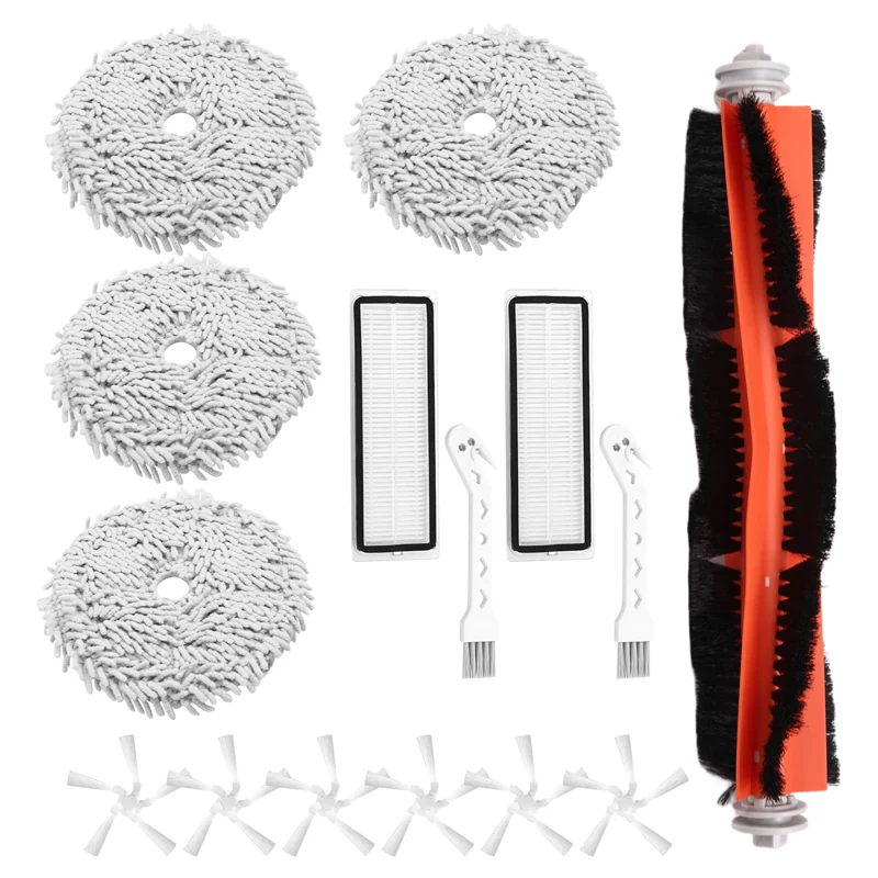 استبدال الملحقات ل Dreame W10/W10pro جهاز آلي لتنظيف الأتربة فرشاة رئيسية الجانب فرشاة تصفية ممسحة حامل-A70Z #2