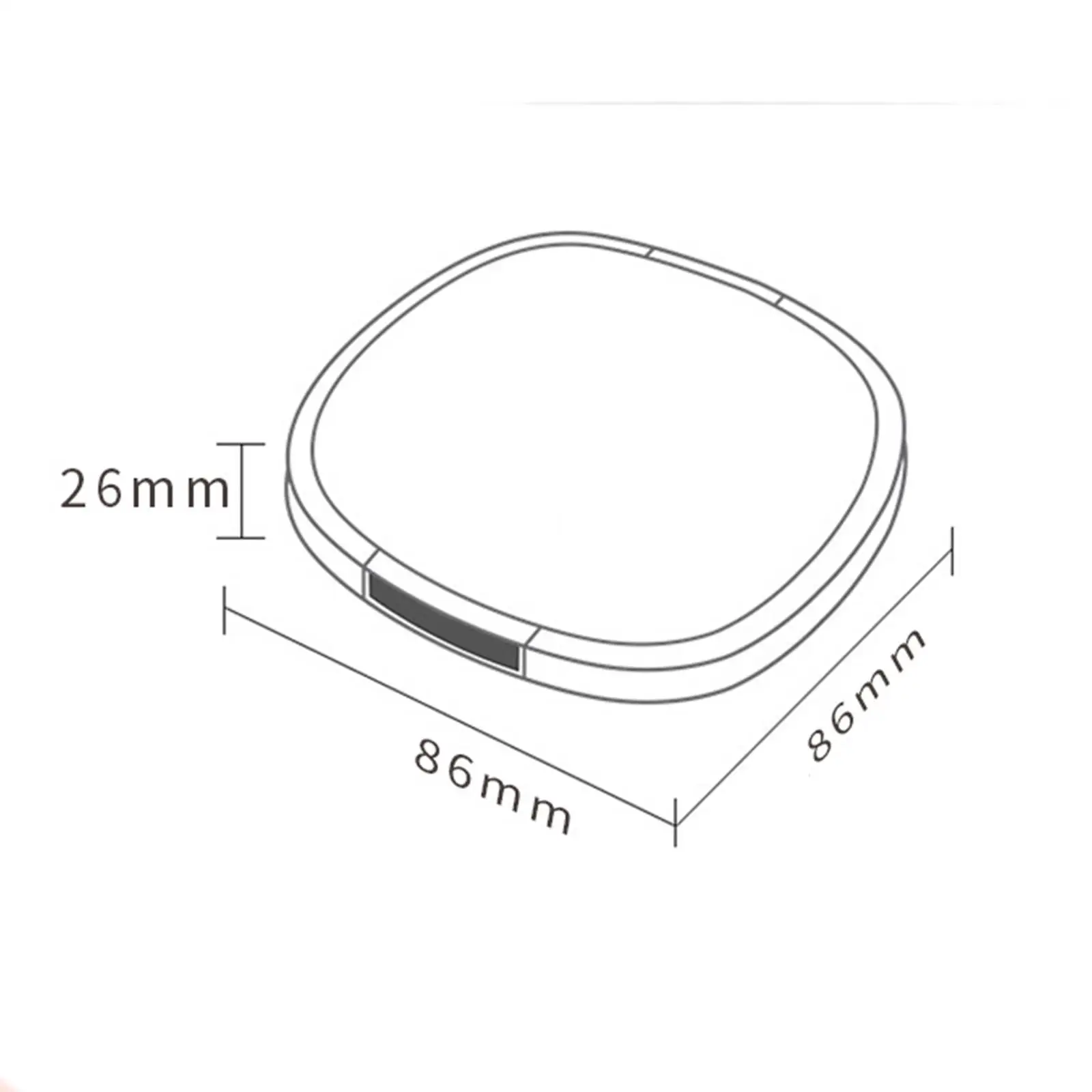 Retainer Box Case with Floss Hook Light Easy to Carry Mouthguard Container Container Denture Box for Older