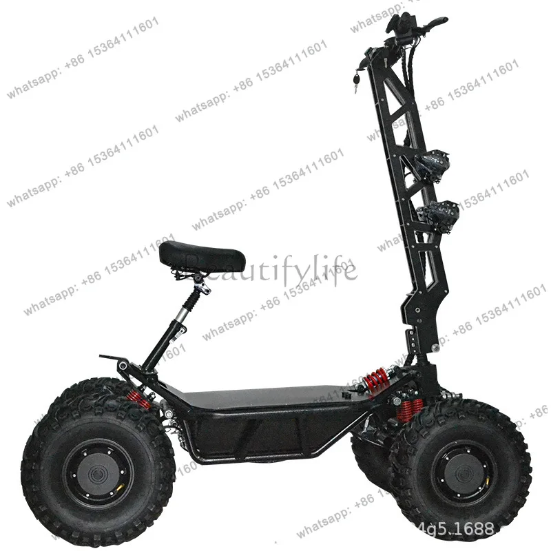 

60V52AH all-terrain off-road vehicle ATV large, electric four-wheel ATV, high-power multi-function