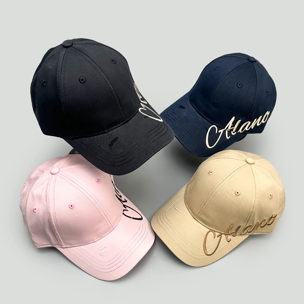 Embroidered Side Letters Stars Baseball Hats New Men Women Hard Top Sunshade Simple Versatile Personal Fashion Ins Peaked Caps