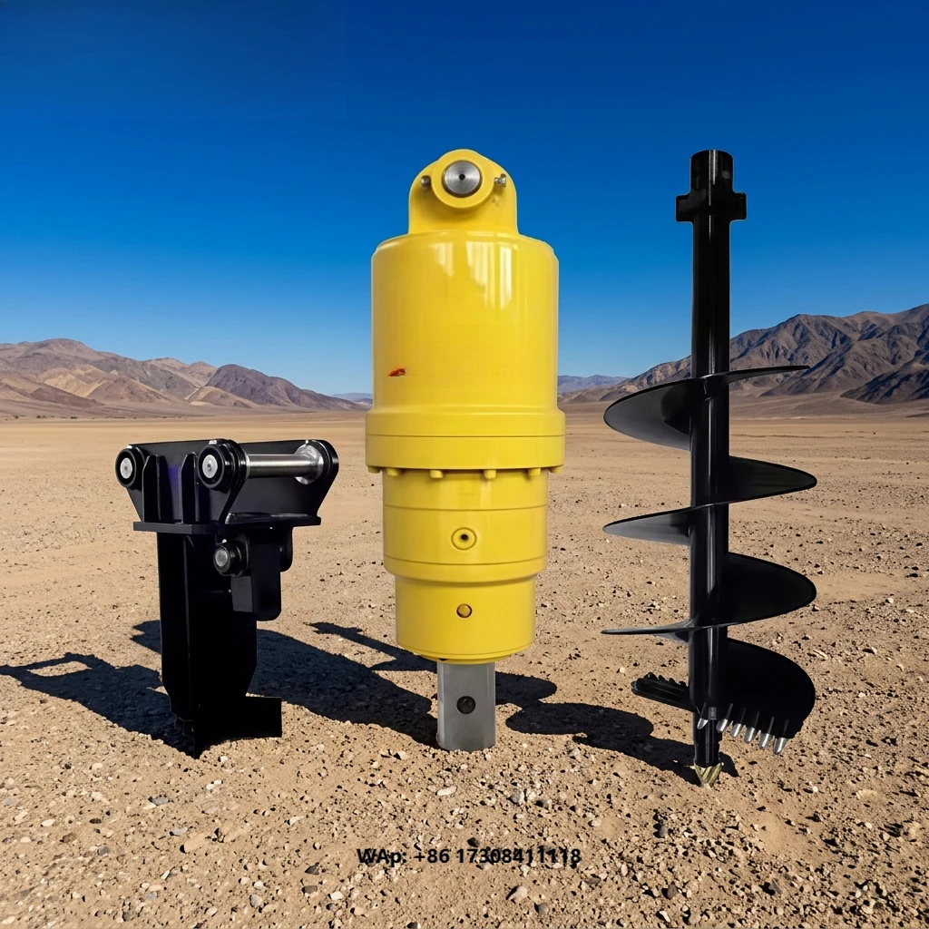AORIS Factory Price Hydraulic Drive Excavator Earth Augers for 1-3ton Mini Excavator