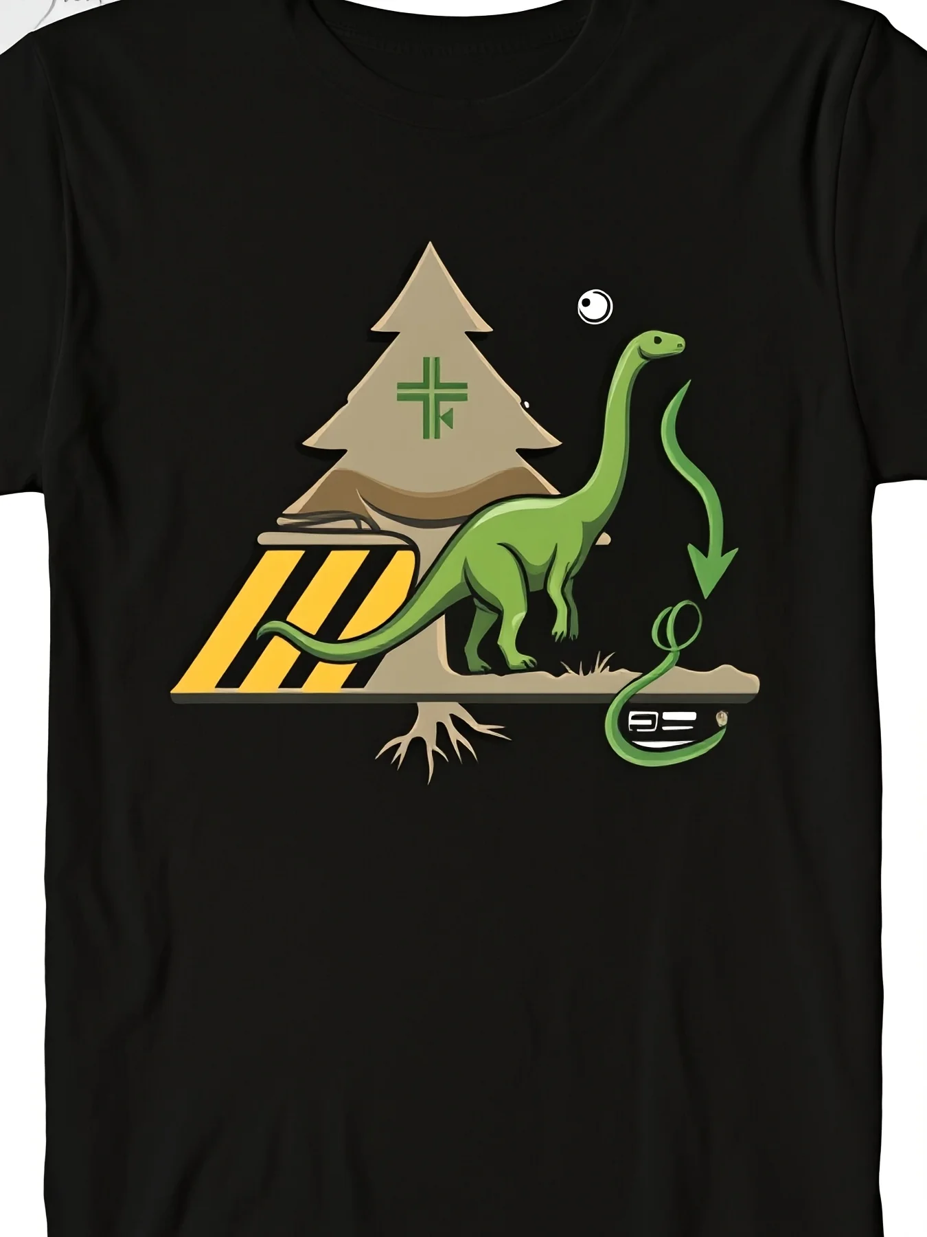 Men's LRG Tree Loop Graphic Oversize Tshirt Black with Green Yellow Abstract Print Casual Short Sleeve Crew Neck Tee All Season Comfort Fit for Casual Attire10Retro Casual Short-sleeved T-shirt with a Round Neck and Printed Pattern