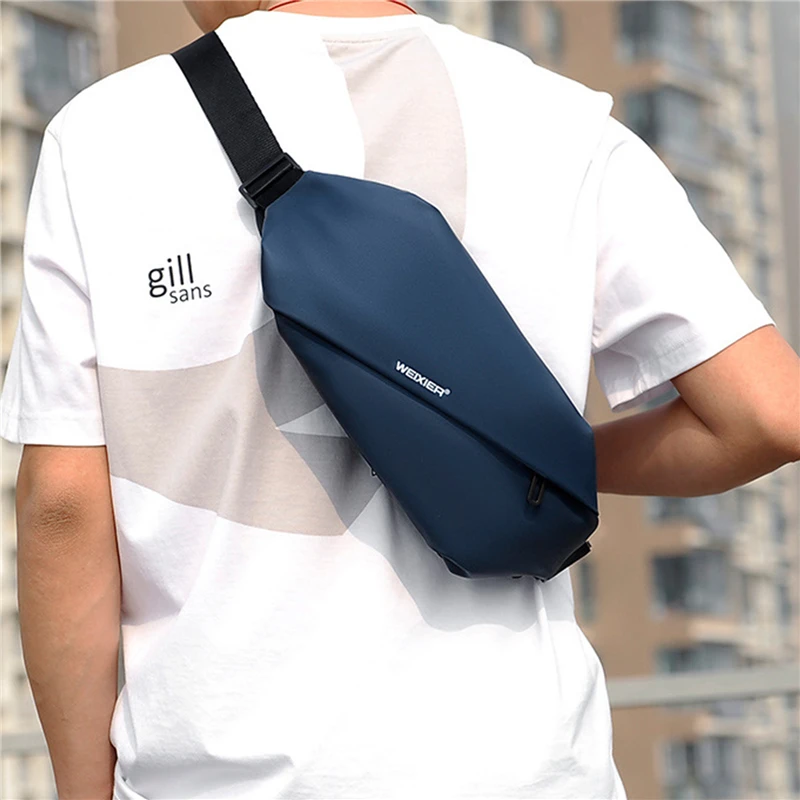 Outdoor Man Belt Pouch Sports Men\'s handbag Casual Cycling Small Waist Pack Crossbody Bag Shoulder Bag Men\'s Crossbody Ches