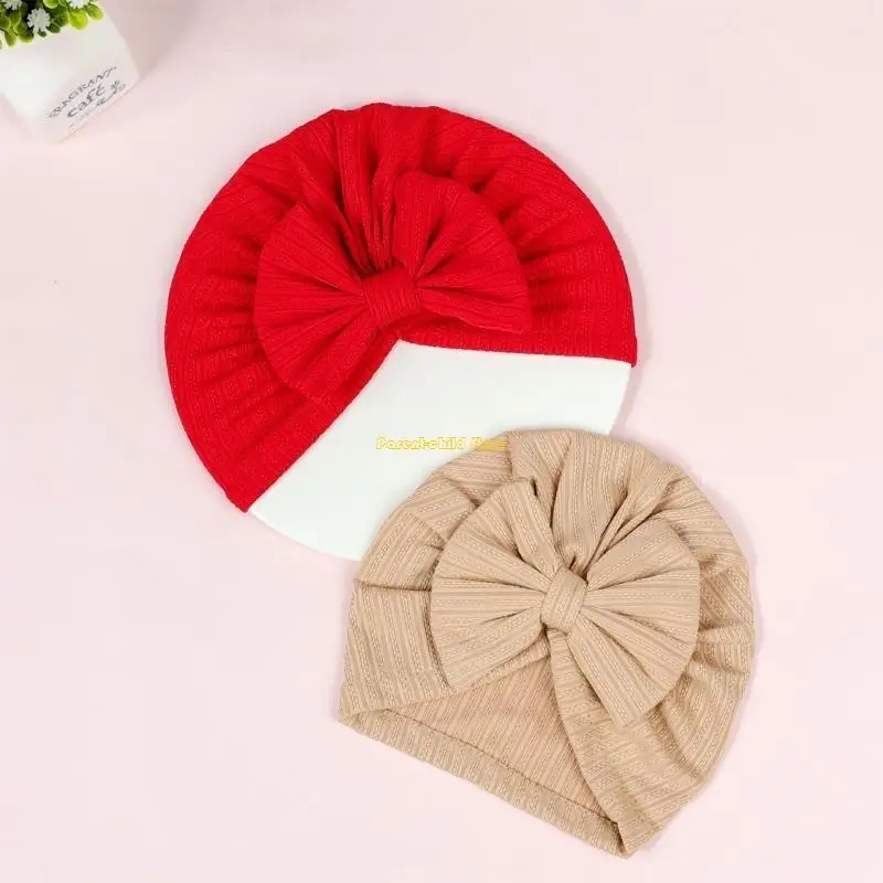 WXTD Topi Beanie Bayi Baru Lahir untuk Turban Bayi Topi Bayi Baru Lahir Topi Tengkorak Lembut Bayi Topi Ikatan Simpul Elastis