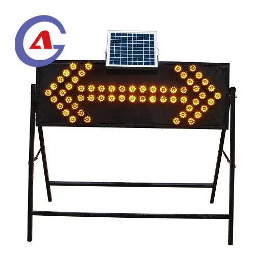 Multi Flashing Models Road Construction Work Zone Traffic Management Solar Powered LED Flashing Arrow Sign
