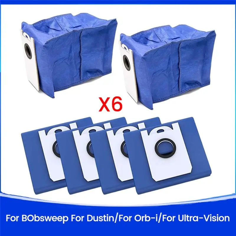 AA94-6PCS Vacuum Dust Bags For Bobsweep For Dustin/For Orb-I/For Ultra-Vision Robot Vacuum Cleaner Parts Dust Bag