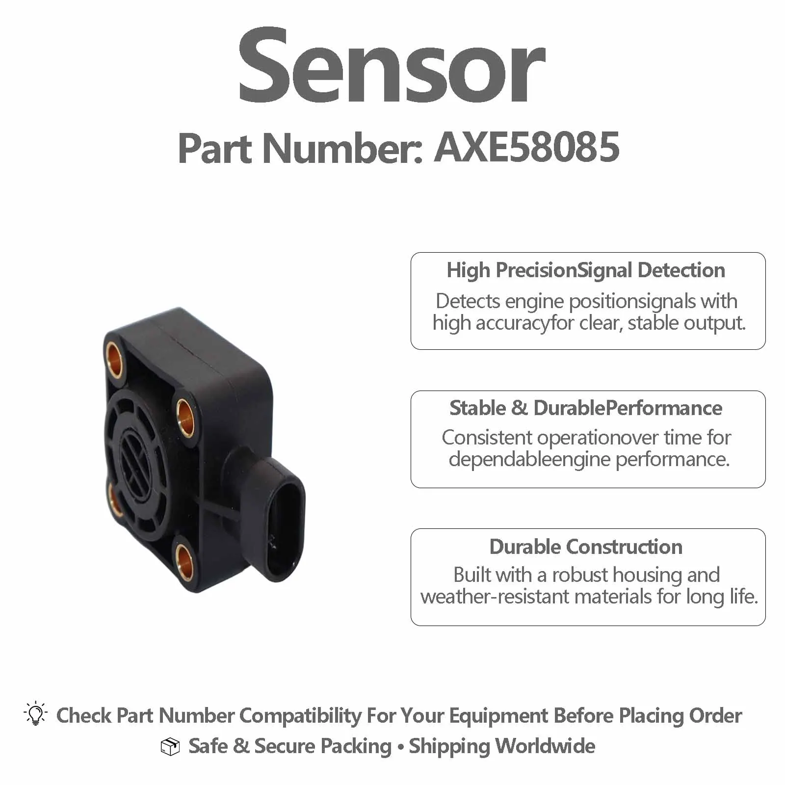 Sensor AXE58085 AH145352 For John Deere 9650STS 9860STS 9660STS 9760STS 9560STS 9570STS 9870STS 9670STS 9770STS S550 S660 S670