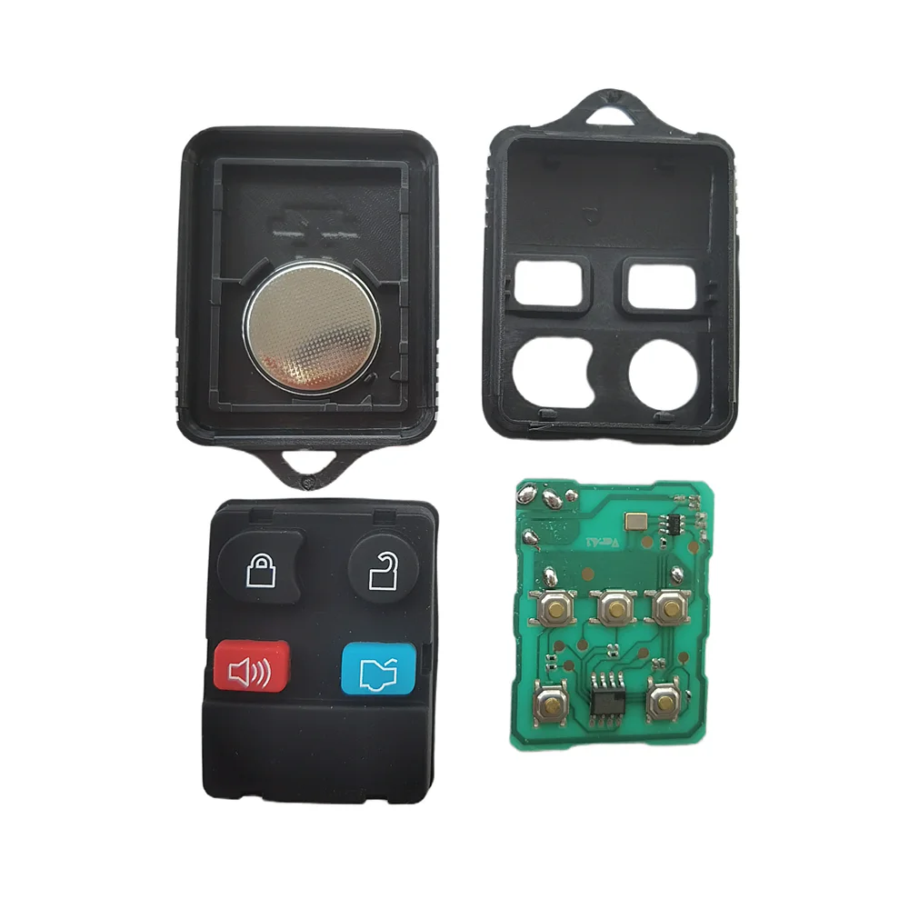 1pcs 4 Button Remote Car Key Transit Keyless Entry Fob 315MHz/433mhz For Ford Mazda Remote Control Clicker Transmitter