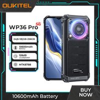 Oukitel WP36 Pro Rugged Smartphone Android 128dB Speaker 10600mAh Battery rugged phone  Up to 24GB+256GB  6.52\